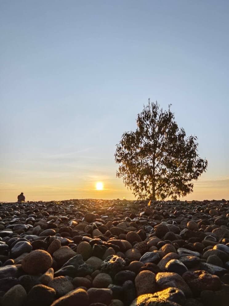 Sunrise di Gunung Telomoyo di Salatiga dan sekitarnya